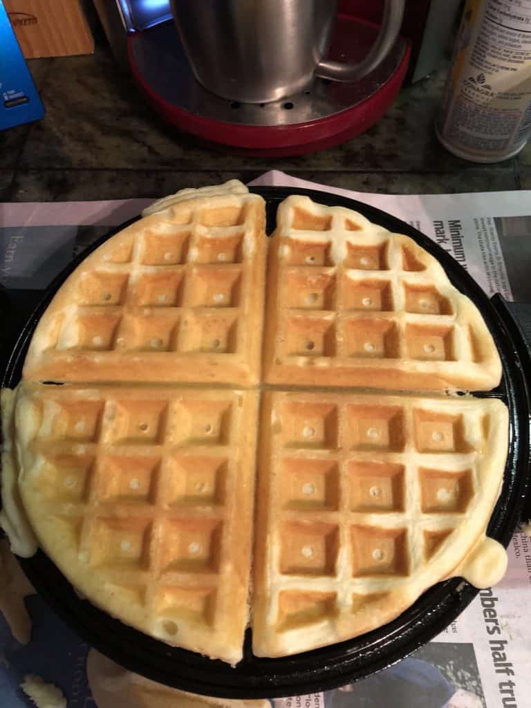 homemade waffles