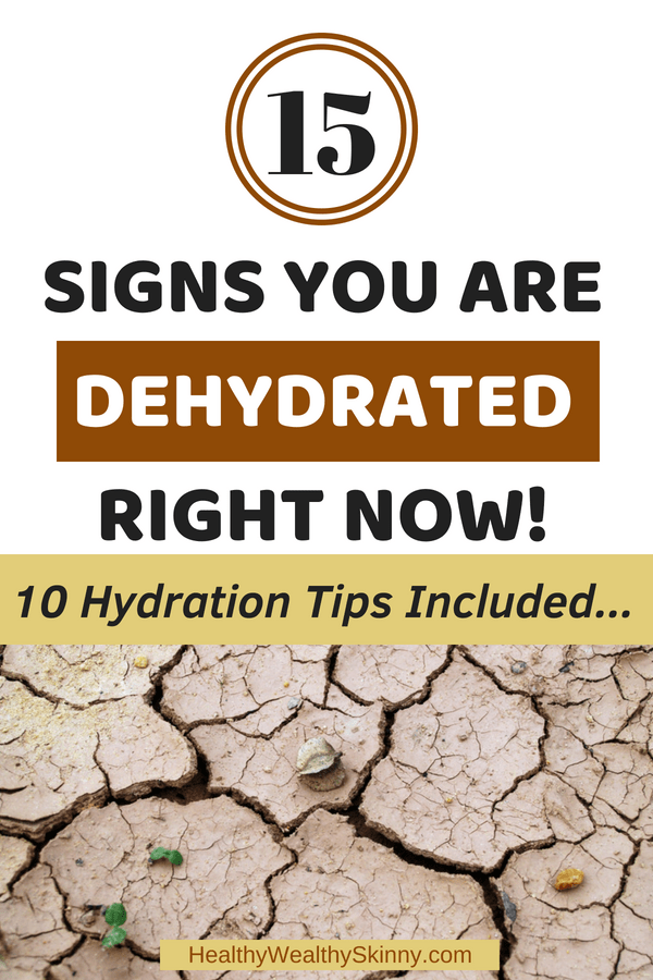 Signs You Are Dehydrated Right Now