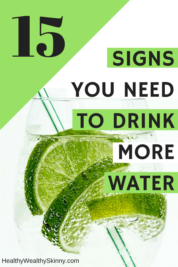 Signs You Need to Drink More Water