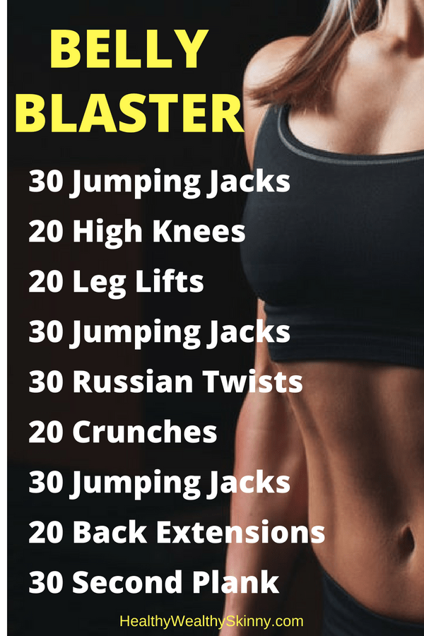 Exercises You Can Do At Home - Belly Blaster Work Out