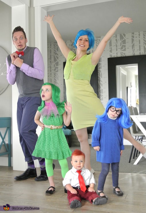 Family Halloween Costume Ideas - Inside Out