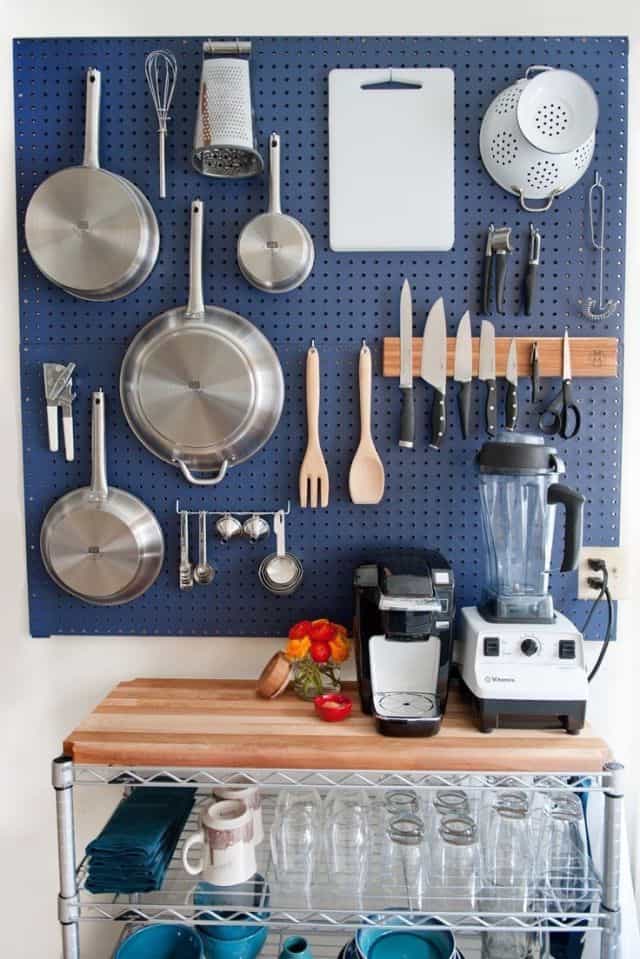 Kitchen Organization Ideas - Kitchen Wall Storage by ARCHITECTUREIN
