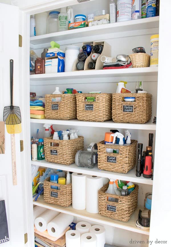 Kitchen Organization Ideas - Kitchen Storage Closet by Driven by Decor