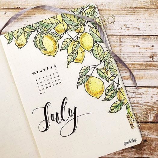 Bullet Journal Spreads - Creative Calendar