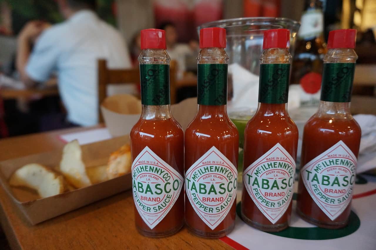 Foods that start with t - Tabasco