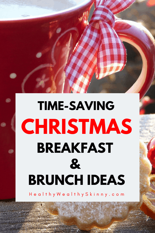 The Holidays are the time for hosting large family gatherings. If you're hosting, you'll need breakfast and brunch ideas.  Get time-saving Christmas breakfast and brunch ideas and recipes to help you feed your guest during the holidays. #breakfast #brunch #holidayrecipes #christmasbreakfast #christmasbrunch #HWS @healthywealthyskinny