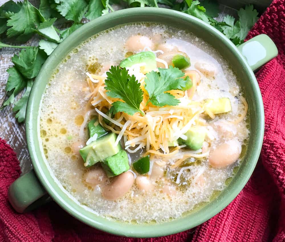 Slow Cooker White Chicken Chili