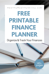2020 Free Printable Finance Planner - Healthy Wealthy Skinny