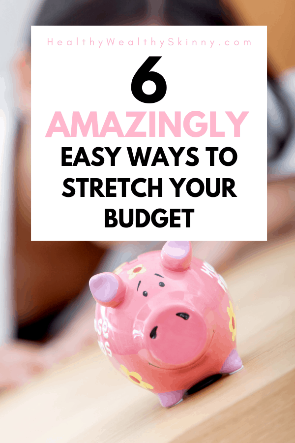 Everyone can identify with the need to save money. There are super easy ways to save money and help your budget.  Discover how to stretch your budget by learning how to save money with these money saving tips. #savingmoney #saving #moneysavingtips #howtosavemoney #budgeting #HWS #healthywealthyskinny
