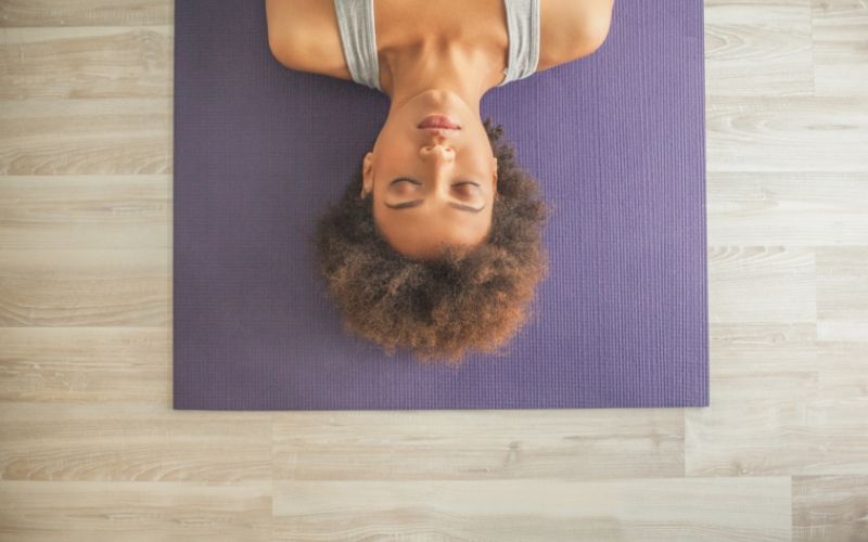 Yoga mat for sleeping on the floor