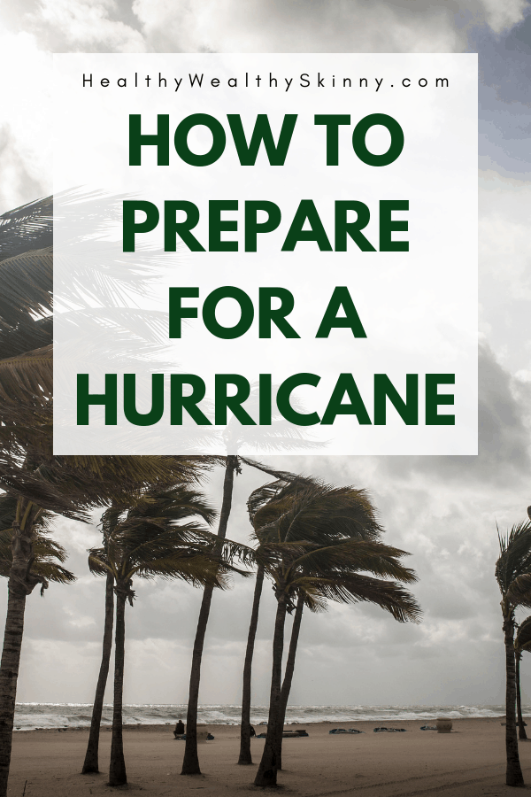 Emergency Preparedness | Is your family prepared for a hurricane? For those in certain areas, hurricane threats are a very real yearly occurrence during hurricane season. Every family should prepare for natural disasters. Learn how to prepare your family for a hurricane. #hurricane #familysurvivalkit #survivalkit #emergencykit #emergencyplanning #disasterpreparedness #emergencypreparedness #healthywealthyskinny #HWS