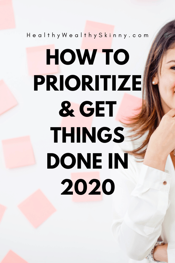 Discover how to prioritize and get things done in 2020.  Be more productive by prioritizing your tasks with the Eisenhower Matrix. Figure out what's urgent and important so you can do, plan, delegate, and eliminate. #productivity #todo #trello #HWS #healthywealthyskinny