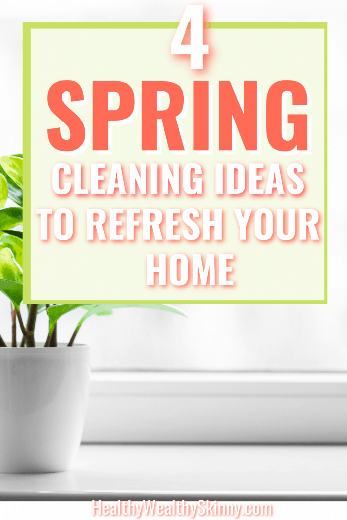 After a long winter, your home needs to be ready for Spring.  Discover 4 Spring cleaning ideas to refresh your home.